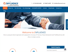 Tablet Screenshot of enfluenceit.com